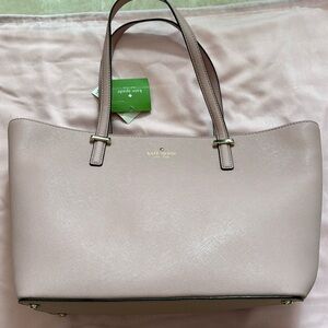 Kate spade pink leather large  handbag